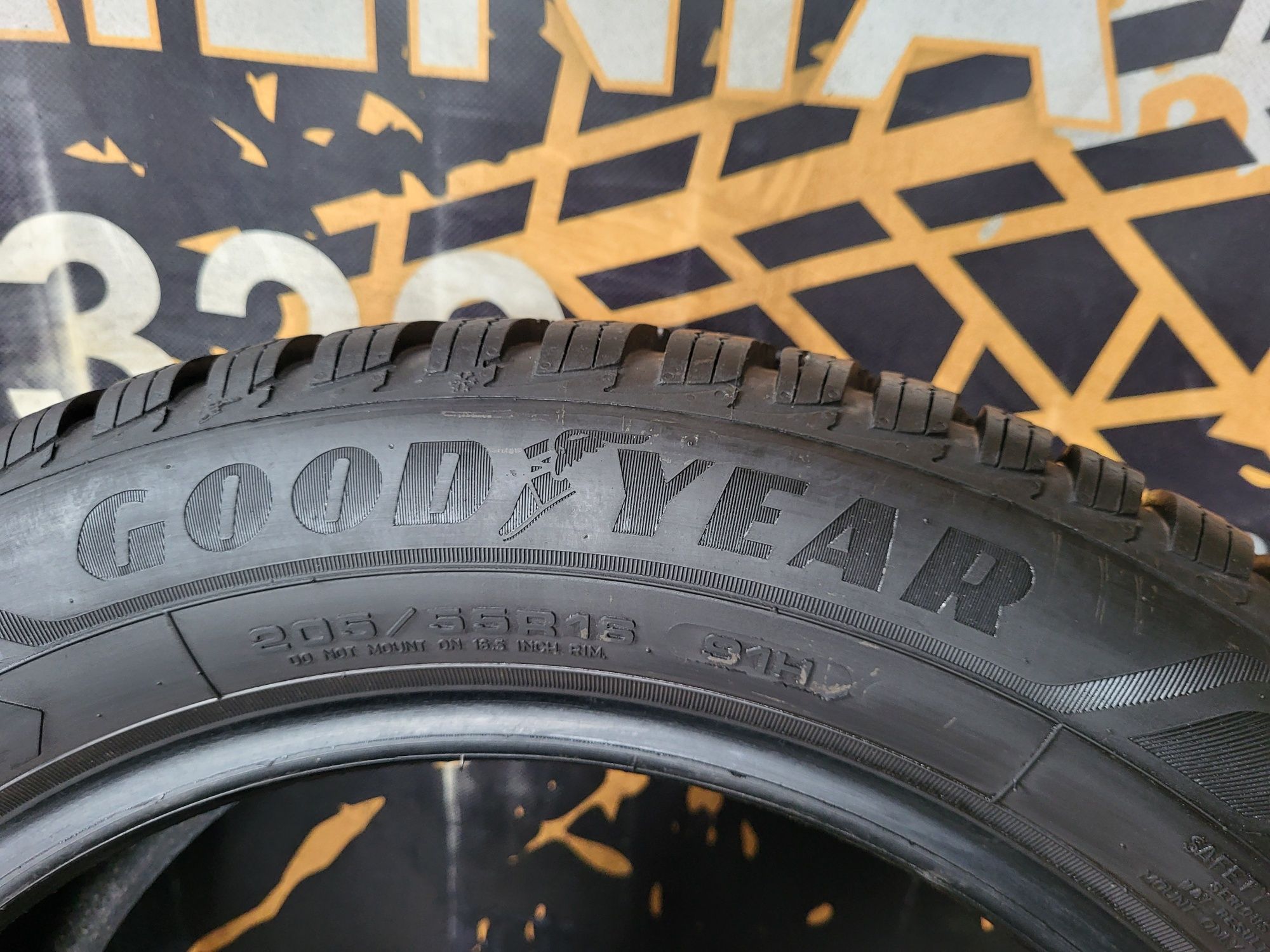 Opony zimowe 205/55/16 Goodyear 20rok 7,7mm