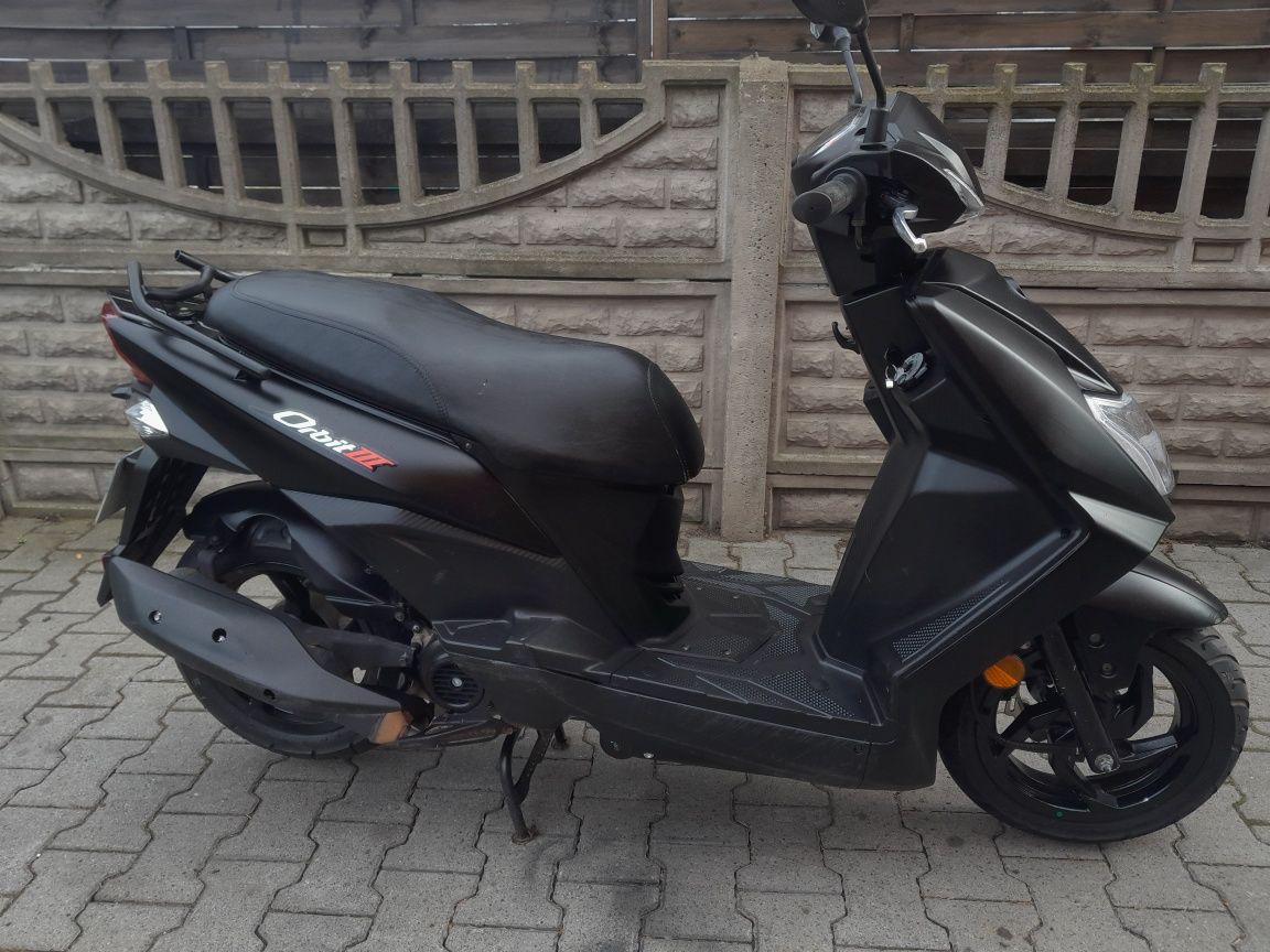 Sym Orbit III 50cc.2021r.Najnowszy! Black mat.Na dowód..Transport!