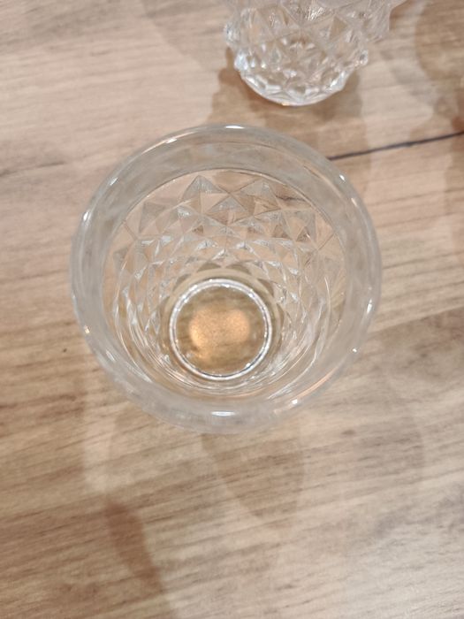 Karafka kryształowa i 6 kieliszków kryształ  antyk