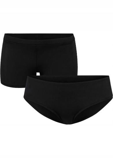 B.P.C. figi + szorty bikini czarne r.40