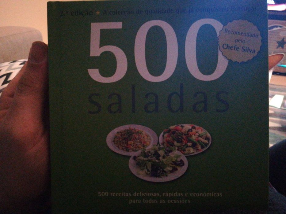 Livro 500 saladas