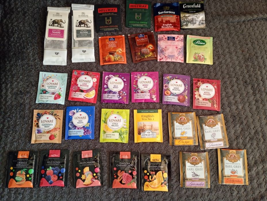 Saszetki z herbatą. Herbata 29 szt. zestaw 2