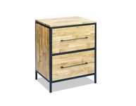 Szafka Łazienkowa Umywalkę Dąb - 60x45x80cm Loft Komoda Drewno dębowe