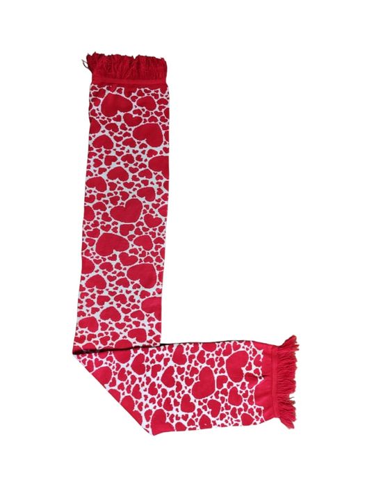 Подарунок до 8 березня - відчуття теплого та love. Шарф з сердечками.