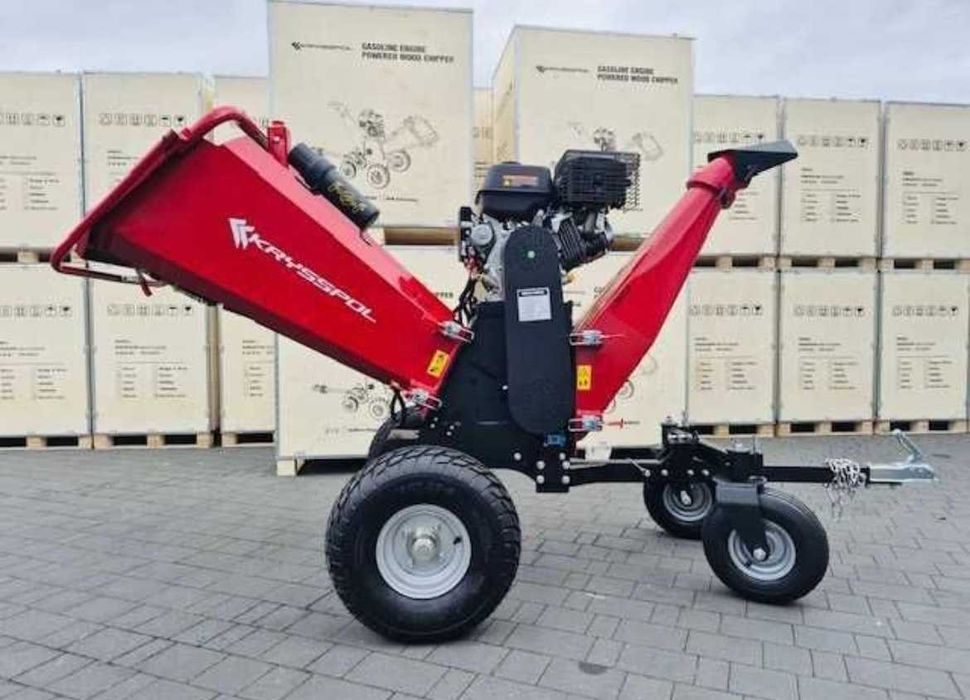 Rozdrabniacz rębak spalinowy do gałęzi 15cm el. start