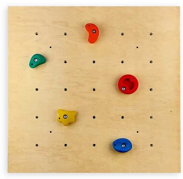 Ścianka wspinaczkowa domowa dla dzieci 75x75 plac zabaw