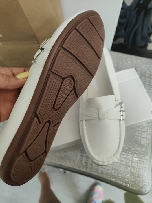 Sapato mocassim Branco