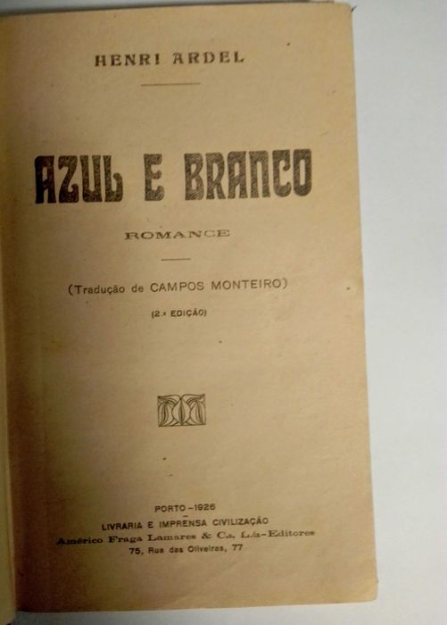 Azul e Branco, de Henri Ardel