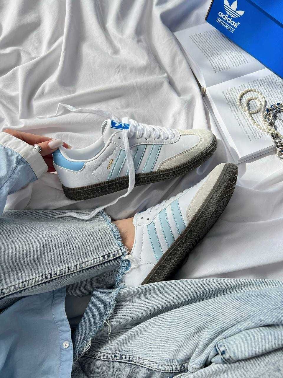 Хіт сезону!!!  Adidas Samba OG 'White Halo Blue'