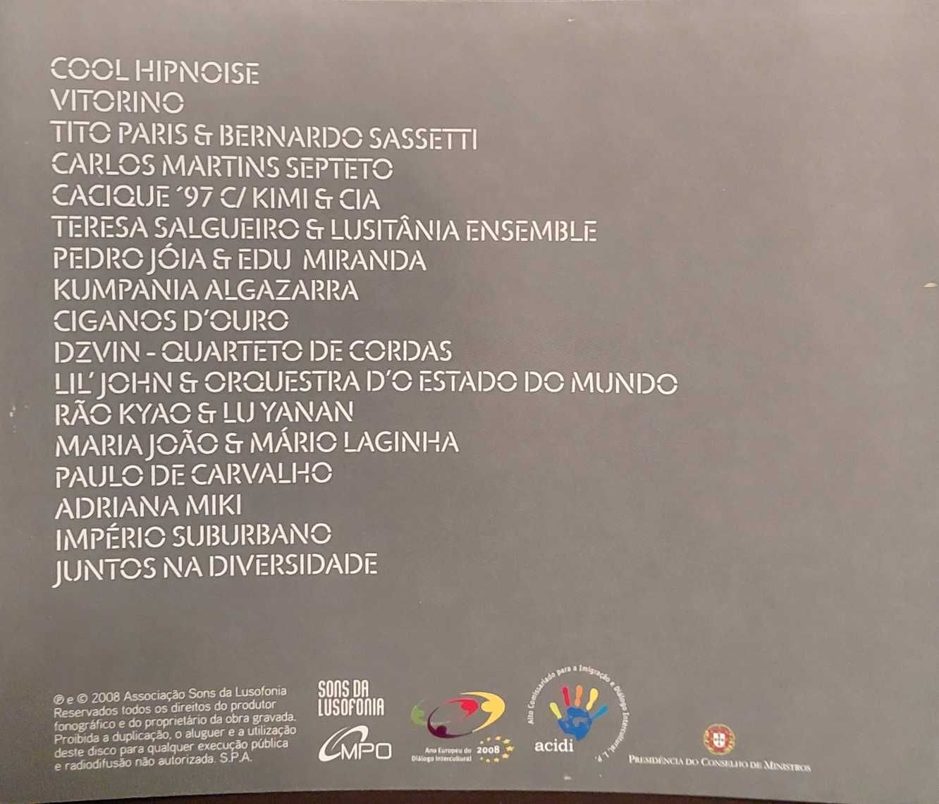Juntos na diversidade - Sons da Lusofonia (CD)