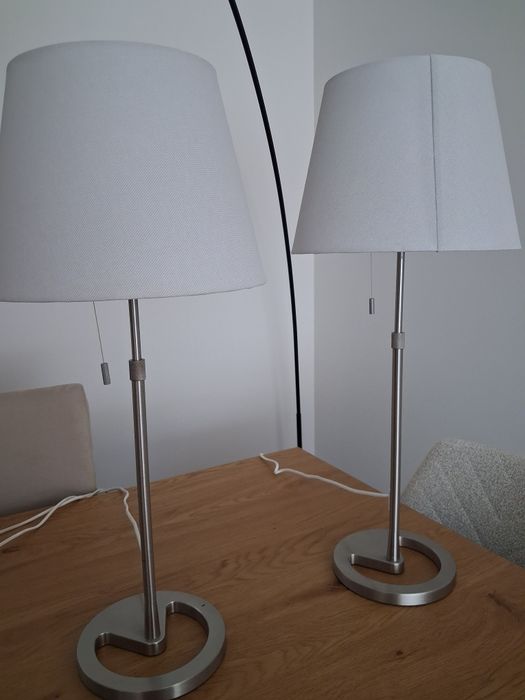Conjunto 2 candeeiros mesa ikea com regulação em altura