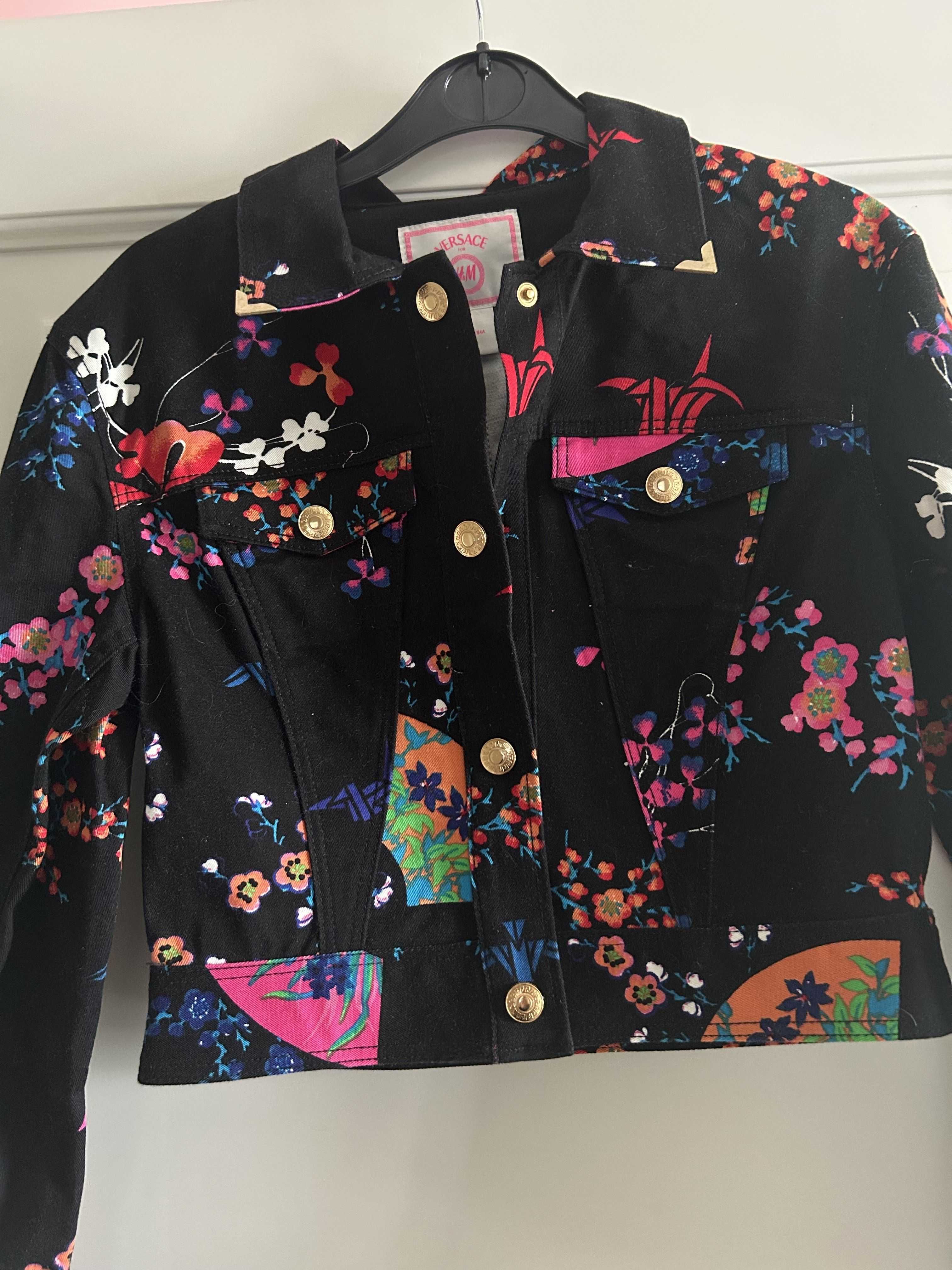 Kurtka jeansowa Versace dla H&M rozm 36