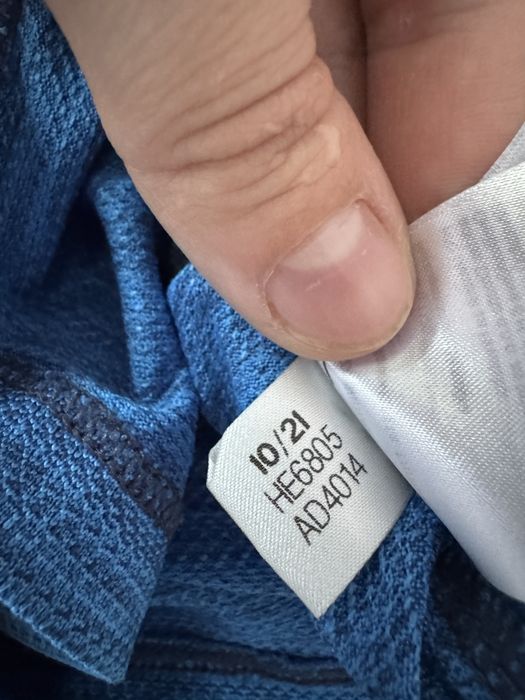 Футболка синя Адідас