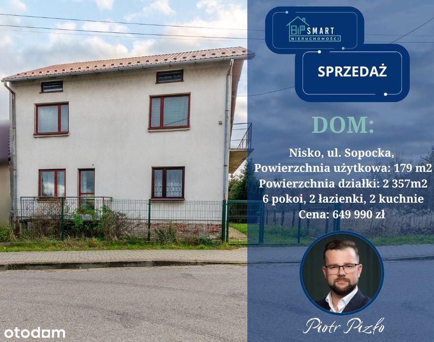Dom jednorodzinny na sprzedaż – ul. Sopocka, Nisko + działka 2 357 m2
