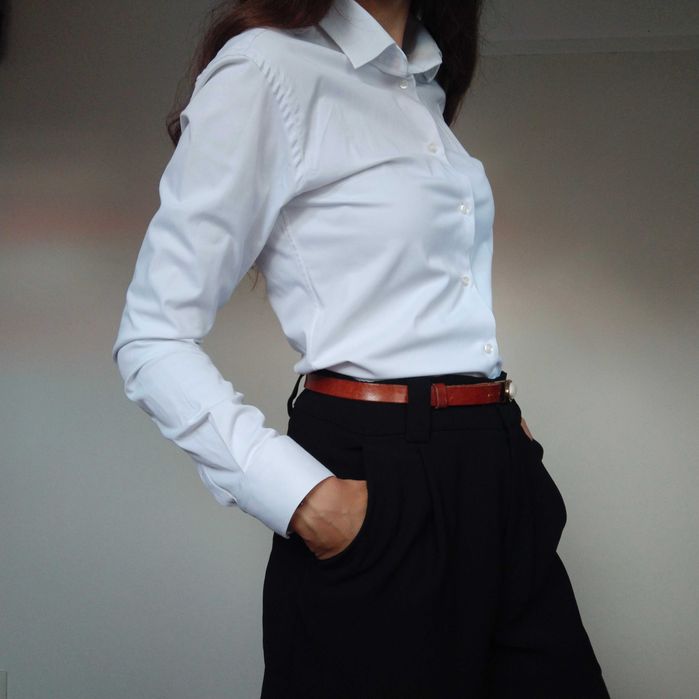 Koszula biała Espada slim fit