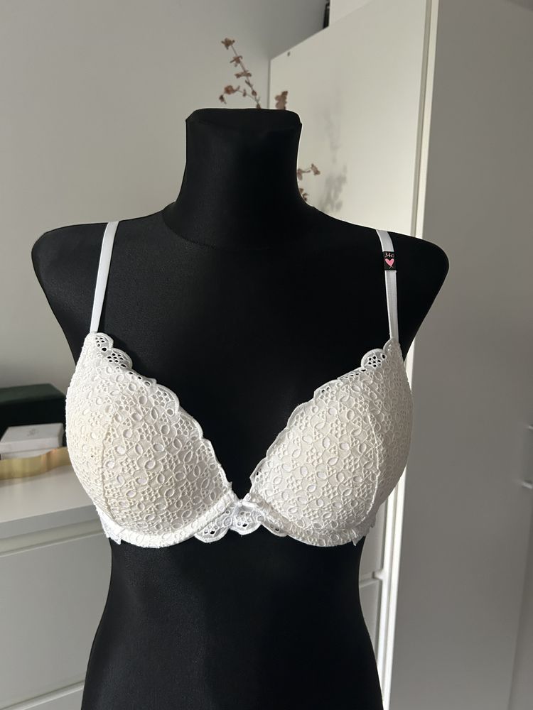 Biustonosz push-up Victoria’s Secret rozmiar 75C (34C)