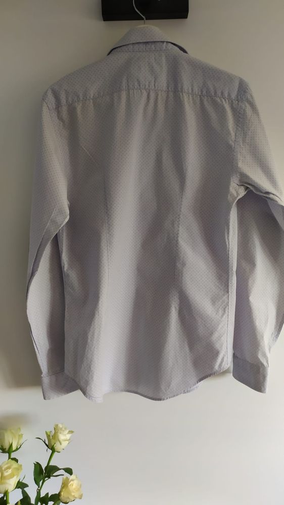 Koszula Zara Man Slim Fit rozmiar M jasnoniebieska
