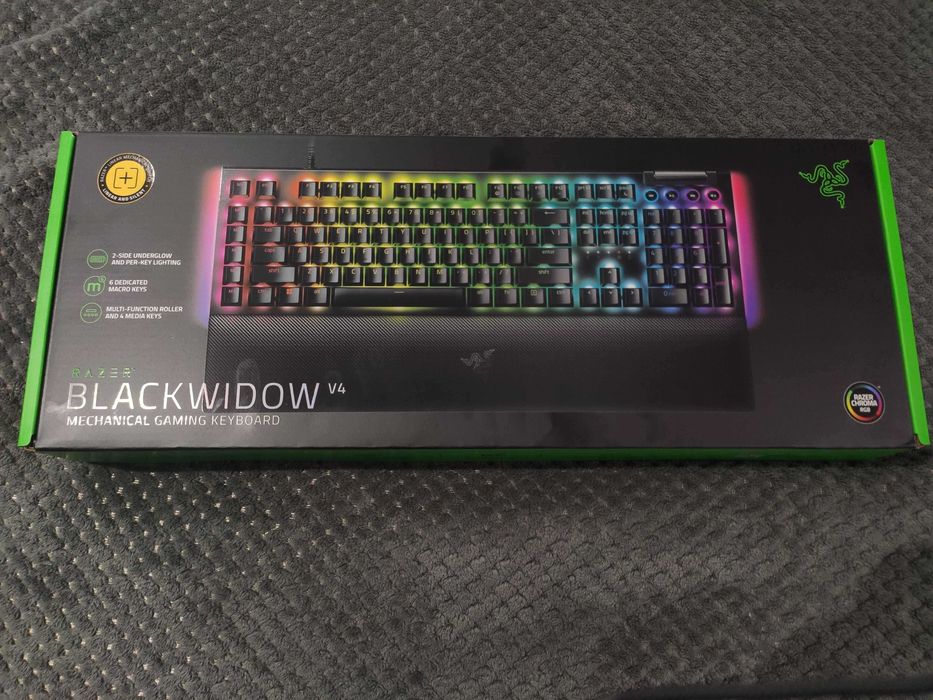 Teclado Razer BlackWidow V4 – NOVO, por abrir