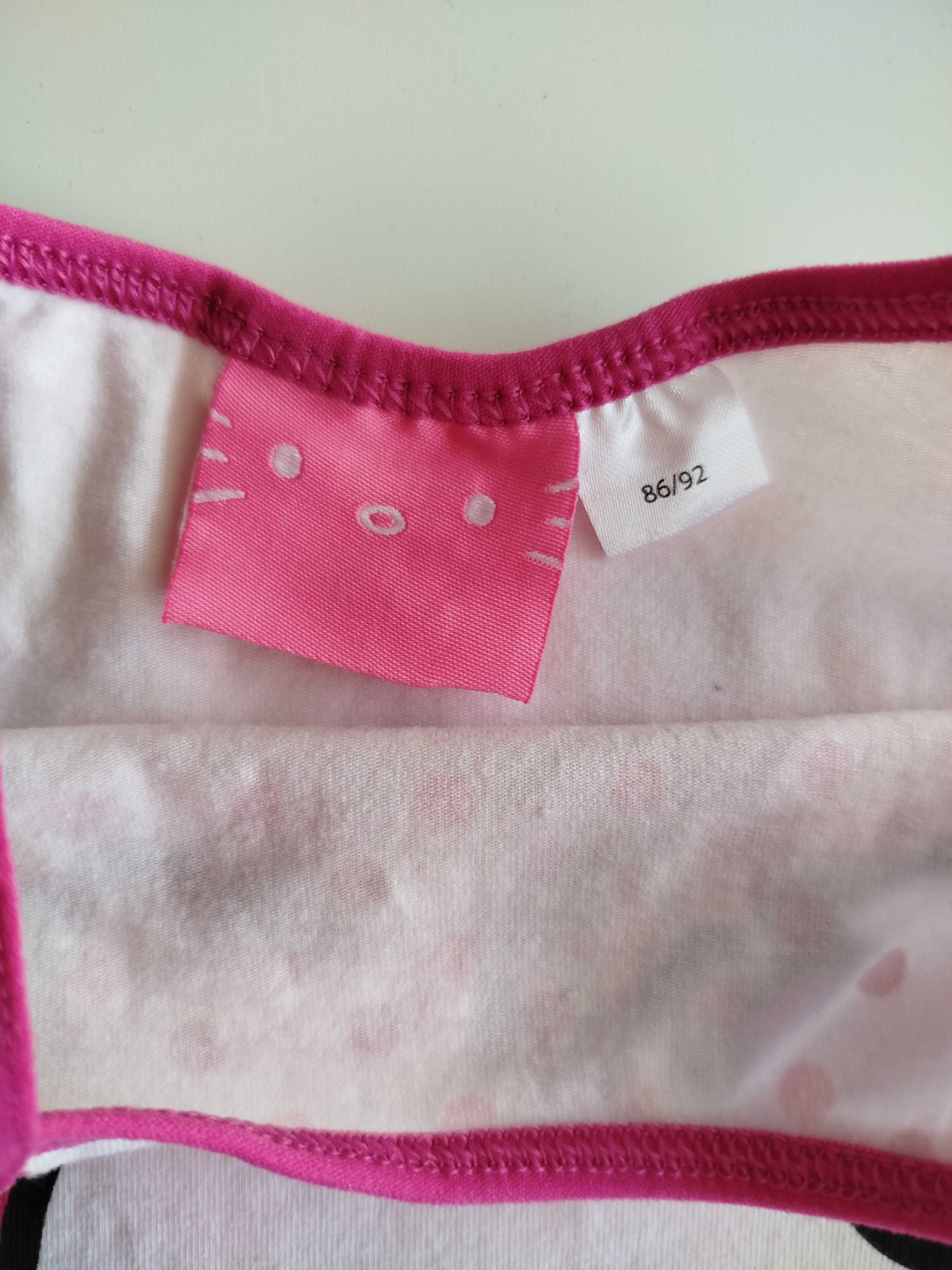 Śliczna koszulka na ramiączkach Hello Kitty 86/92