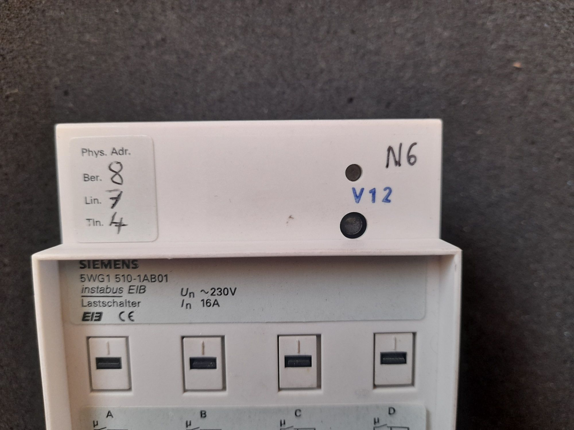 Переключатель нагрузки SIEMENS 5WG1 510-1AB01 instabus EIB KNX