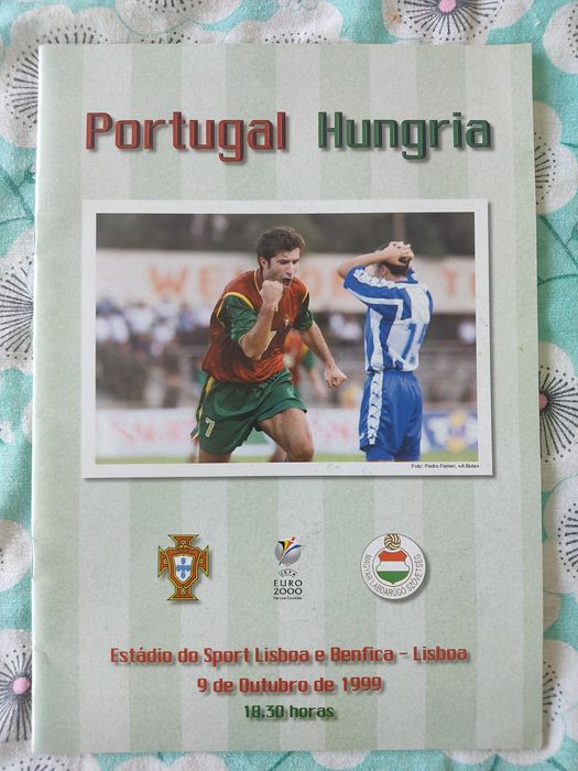 Programa oficial Portugal Hungria 1999