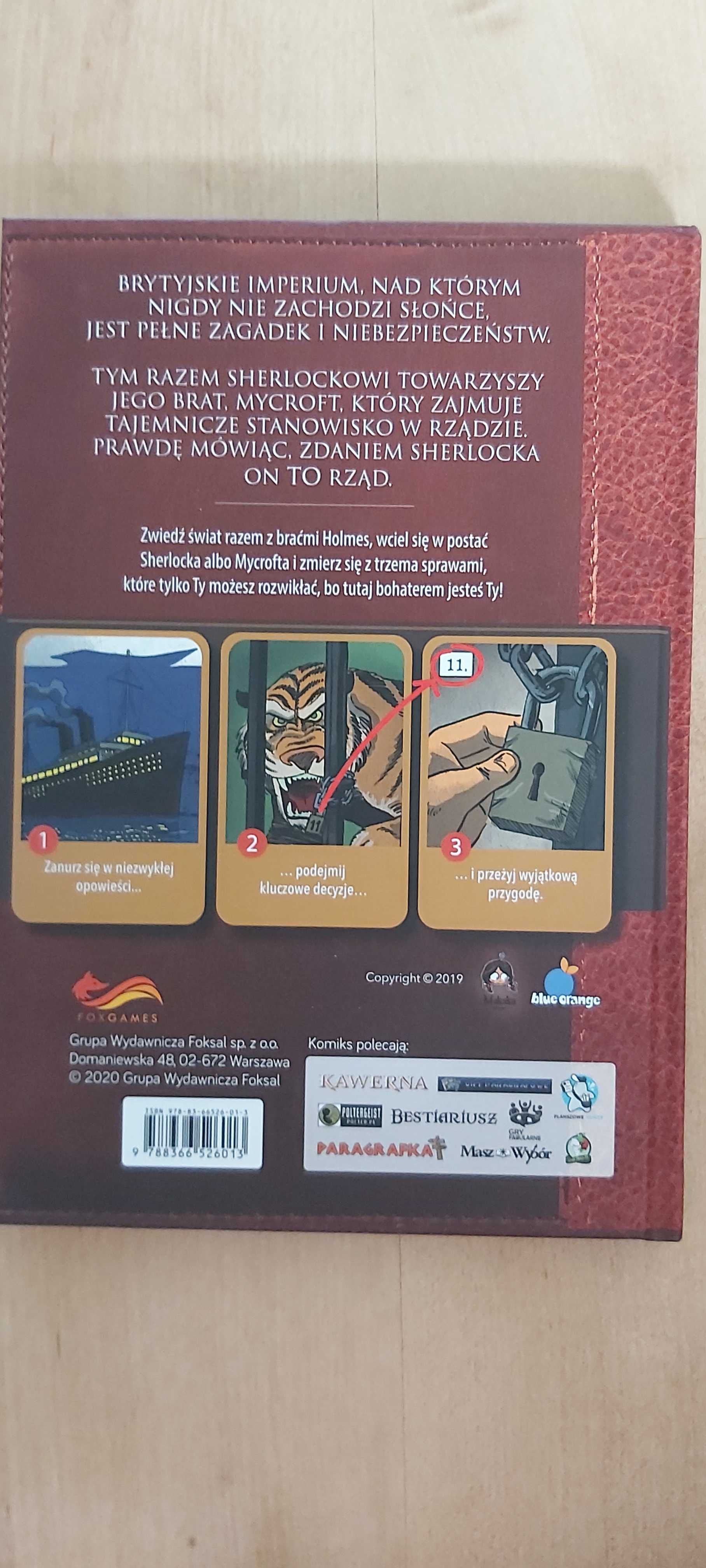 Sherlock Holmes dookoła świata. Komiks paragrafowy
