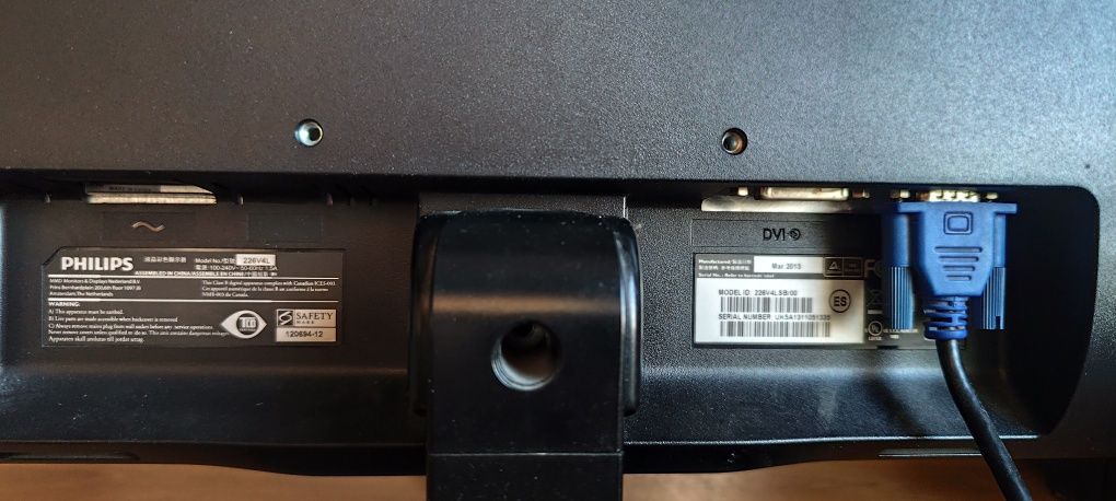 Monitor Philips 226V4L 22' Full HD