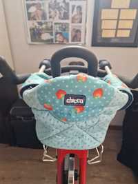 Cadeira bebé de mesa chicco com saco de transporte