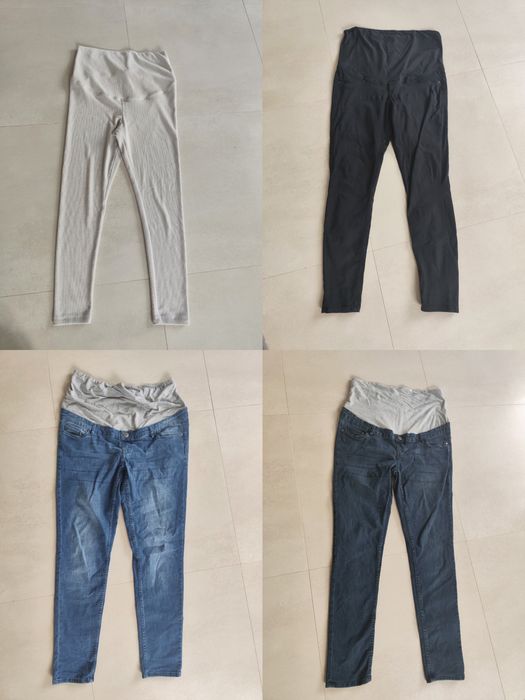 4sztuki Spodnie ciążowe esmara h&m leginsy 42 xl
