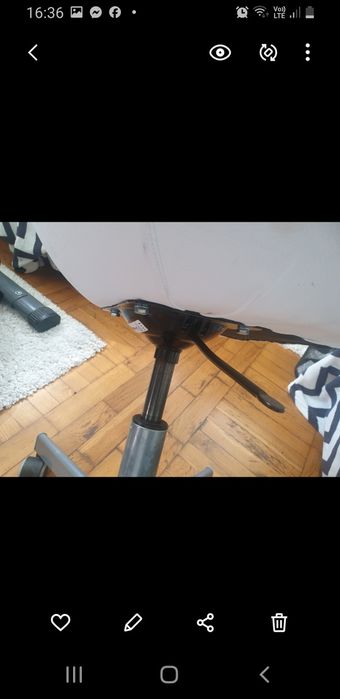 Fotel obrotowy biały ikea