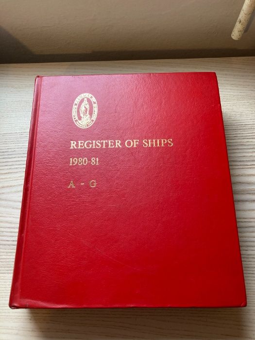 Livros Lloyds Register of Shipping - 3 Volumes e Suplementos
