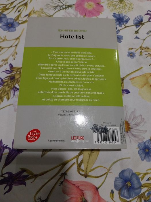 Hate list (francês). Portes incluídos