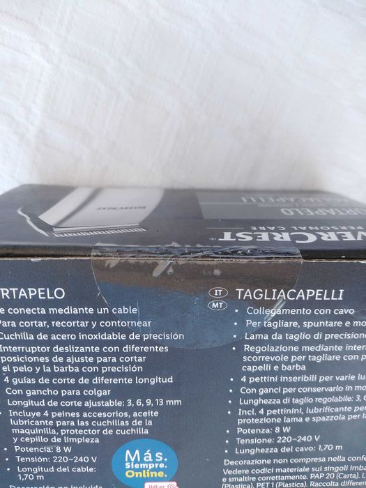 Máquina Cortar Cabelo/Barba Silvescrest