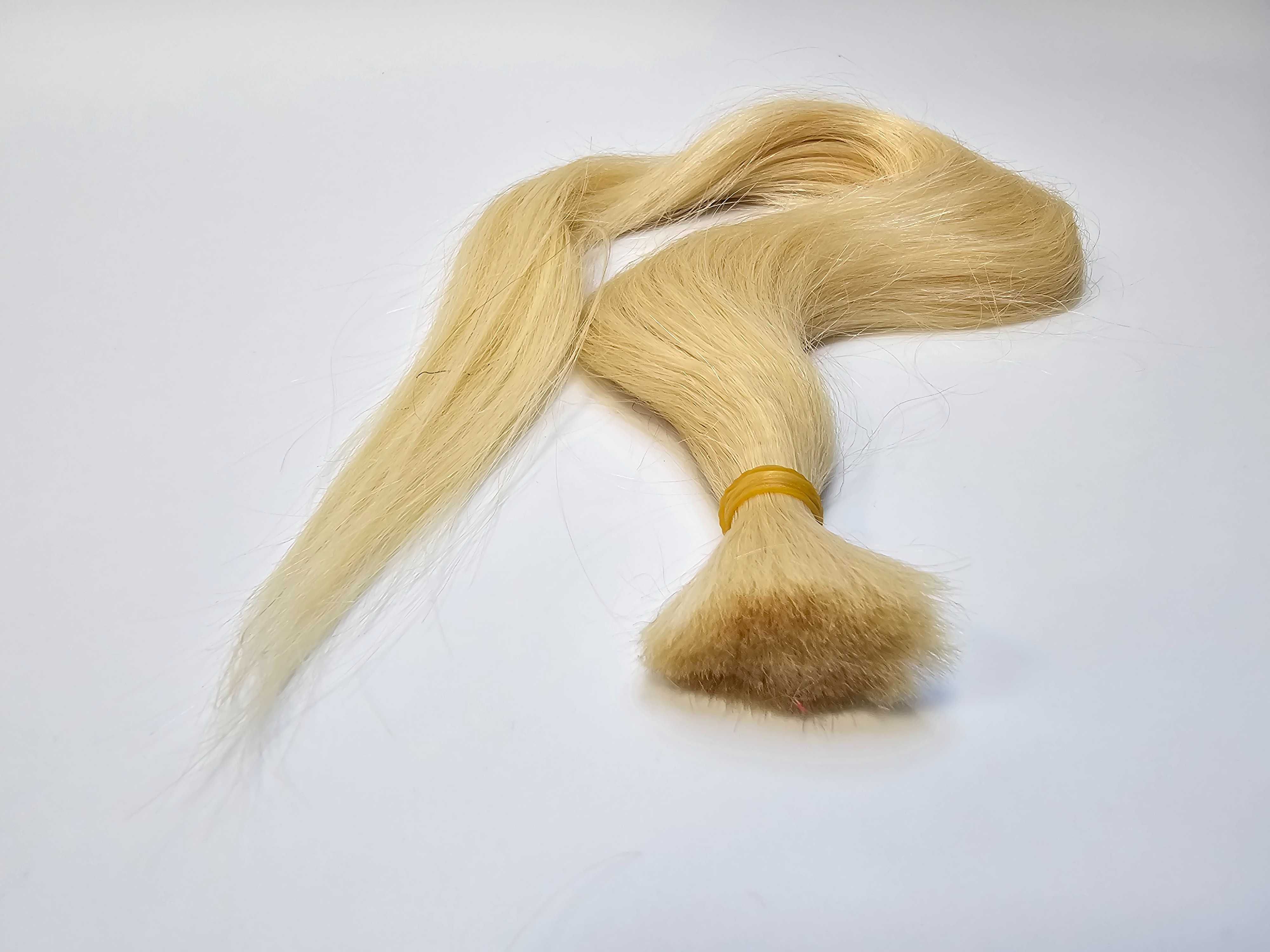 50g Prawdziwe Naturalne Włosy Blond REMY do Przedłużania 50cm

Posiada