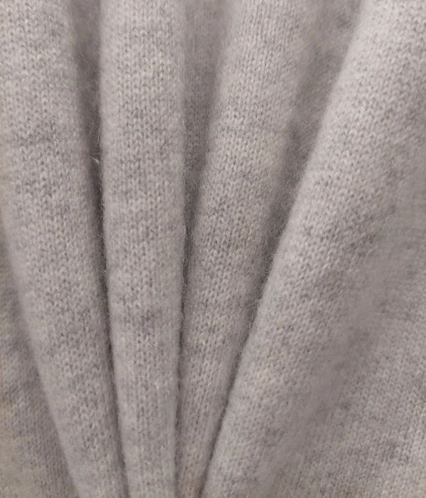 Sweter golf 100% kaszmir szary vintage