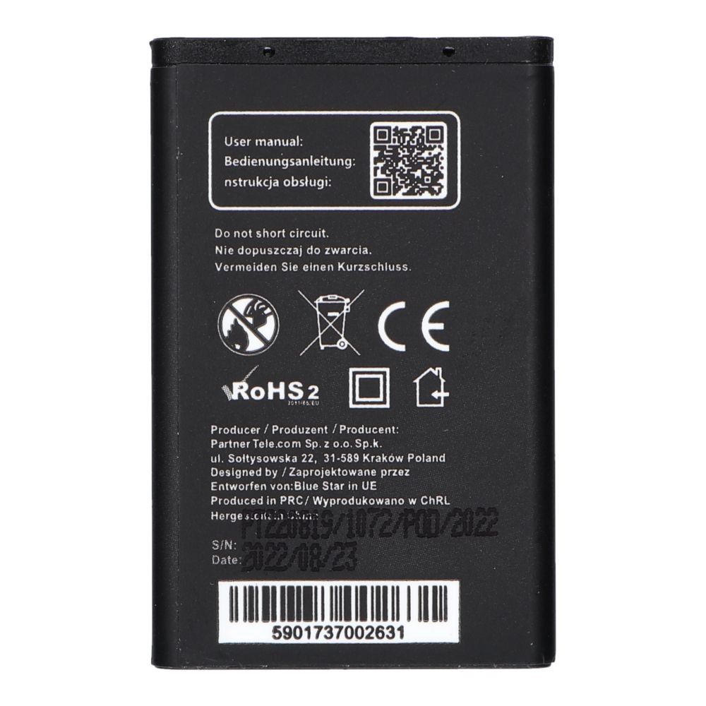 BLUE STAR bateria do NOKIA 3100 / 3650 / 6230 / 3110 Classic 900 mAh