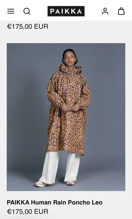 Дощовик пончо від Paikka (оригінал)