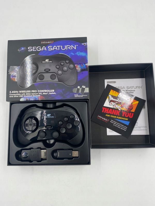 outlet pad bezprzewodowy przewodowy retro-bit sega saturn 2.4ghz opis