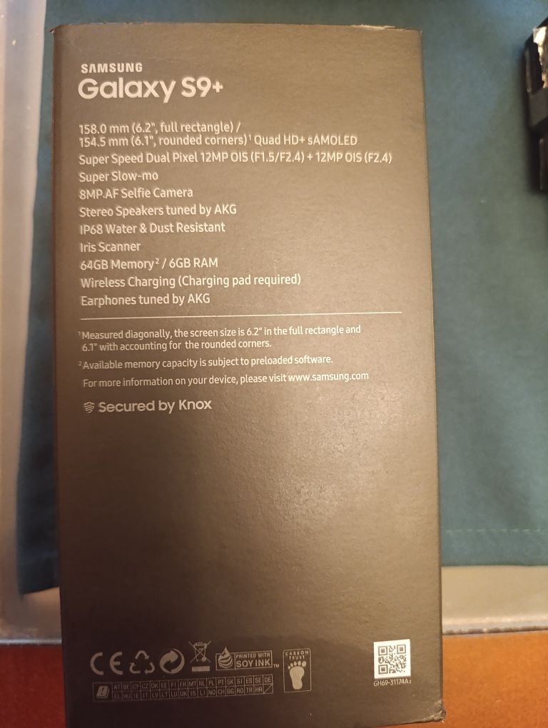 Telefon Samsung S9+ coral blue 6GB 64GB