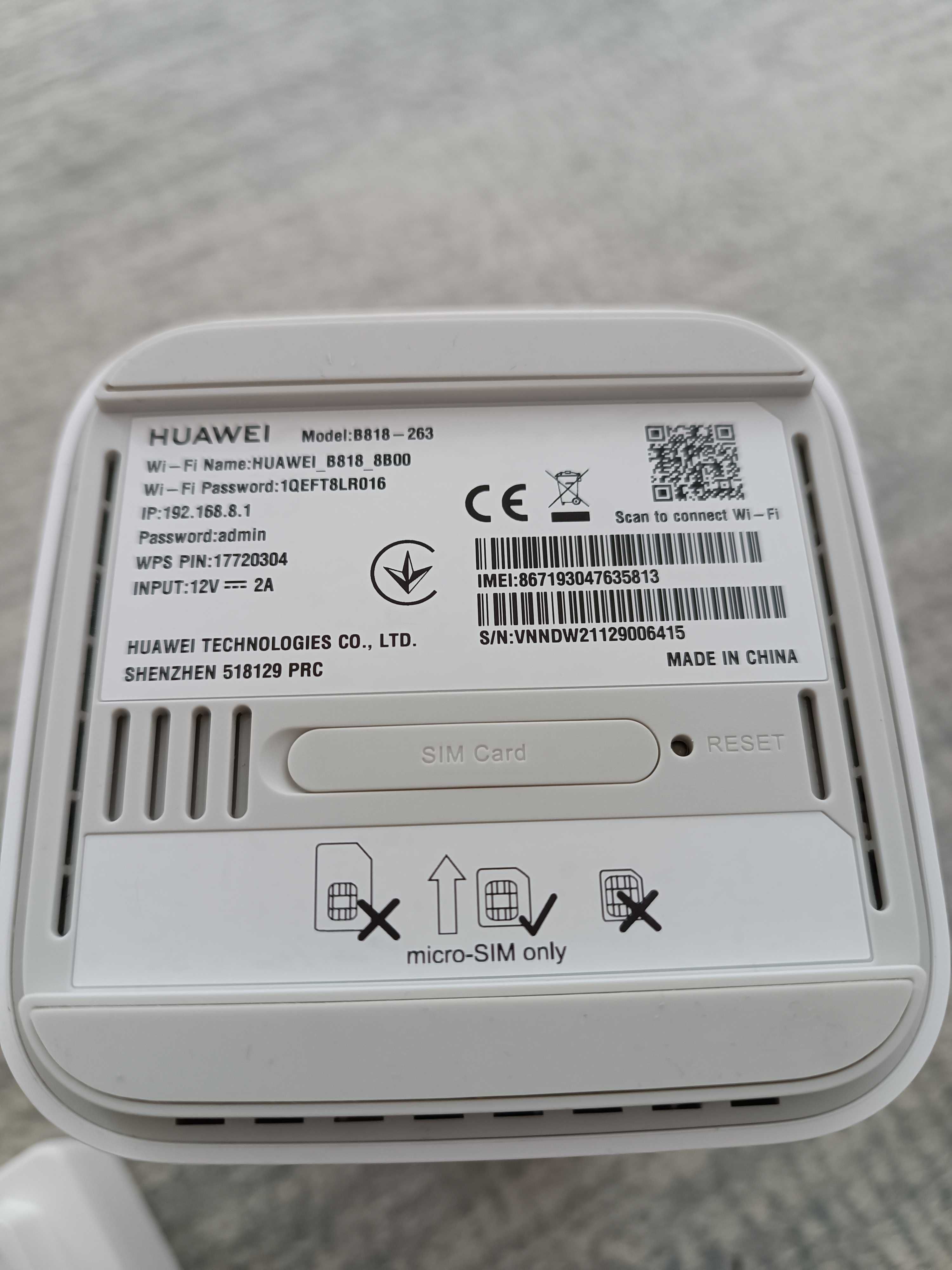 Router Huawei B818 model B818-263 stan jak nowy