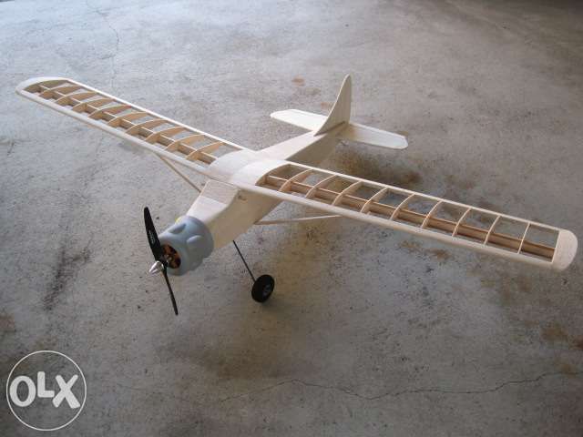 Aviao Graupner Beaver RC clássico 80cm c/ motor e electronica novos