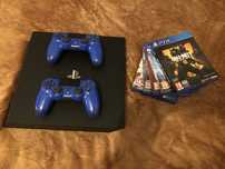 PS4 Pro + 2 comandos + Jogos