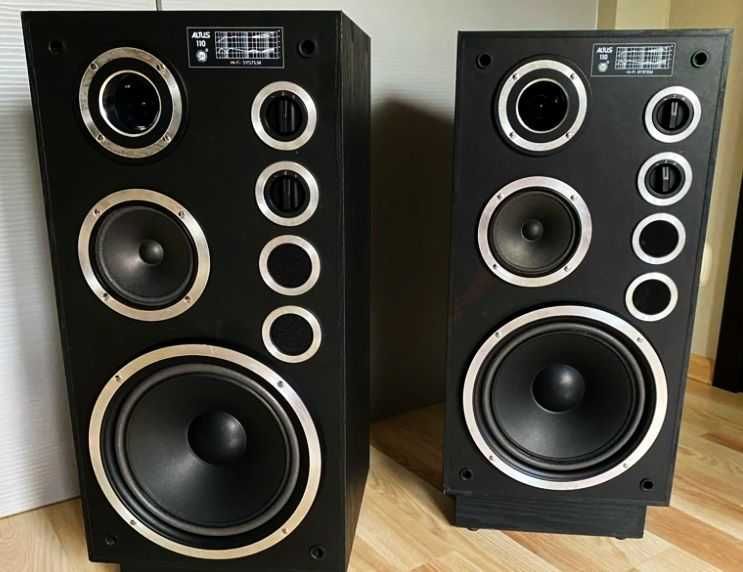Kolumny Altus 110 Exportowe HGS  Eectronik  150 Wat 8 ohm Bass Reflex