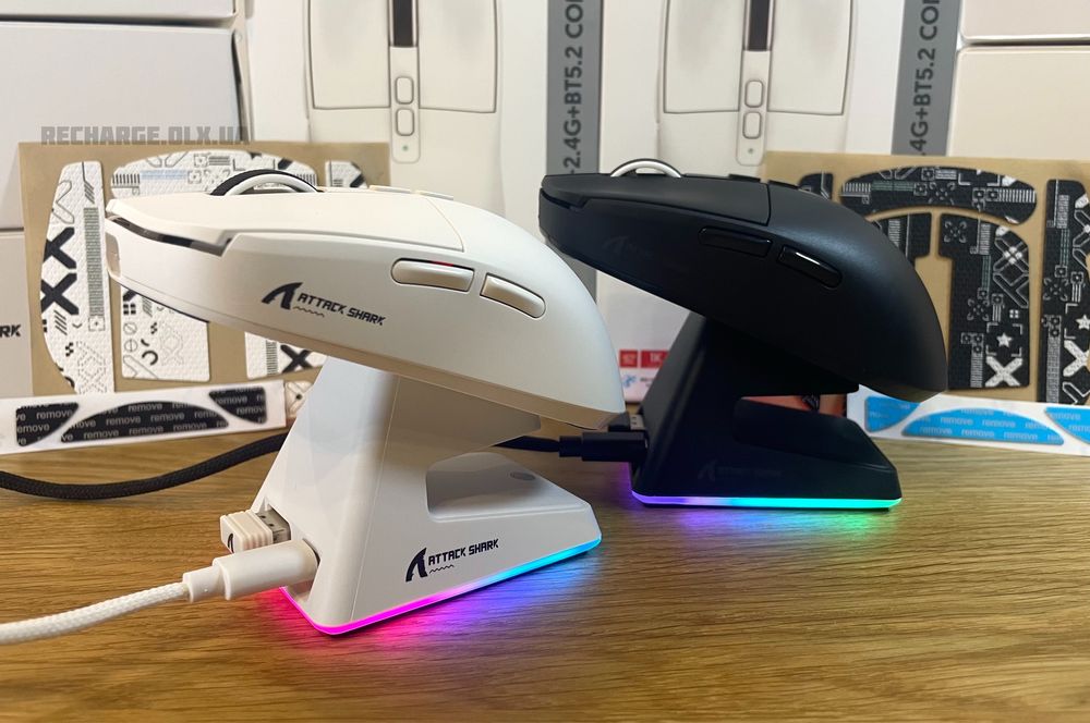 НОВІ Мишки Attack Shark X6 PAW3395 Wireless | ІГРОВА МИШКА