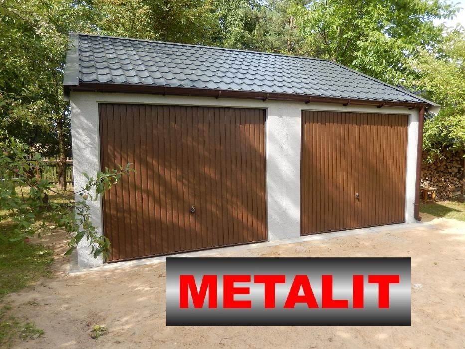 Garaż tynkowany Garaże Tynkowane Blaszane Blaszak Altana Domek