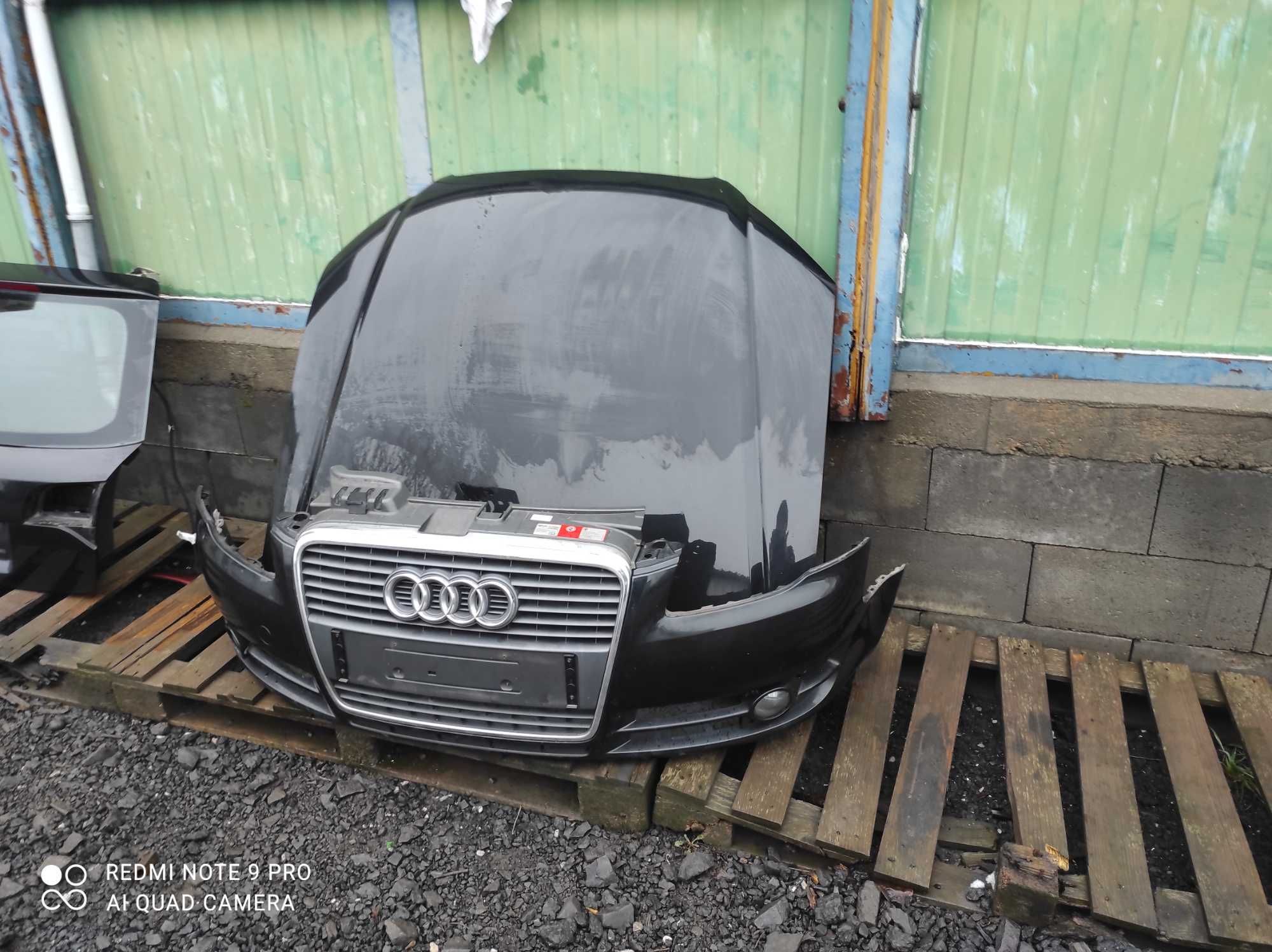 Audi a4 b7 LZ9Y maska zderzak wzmocnienie lampy w kolor
