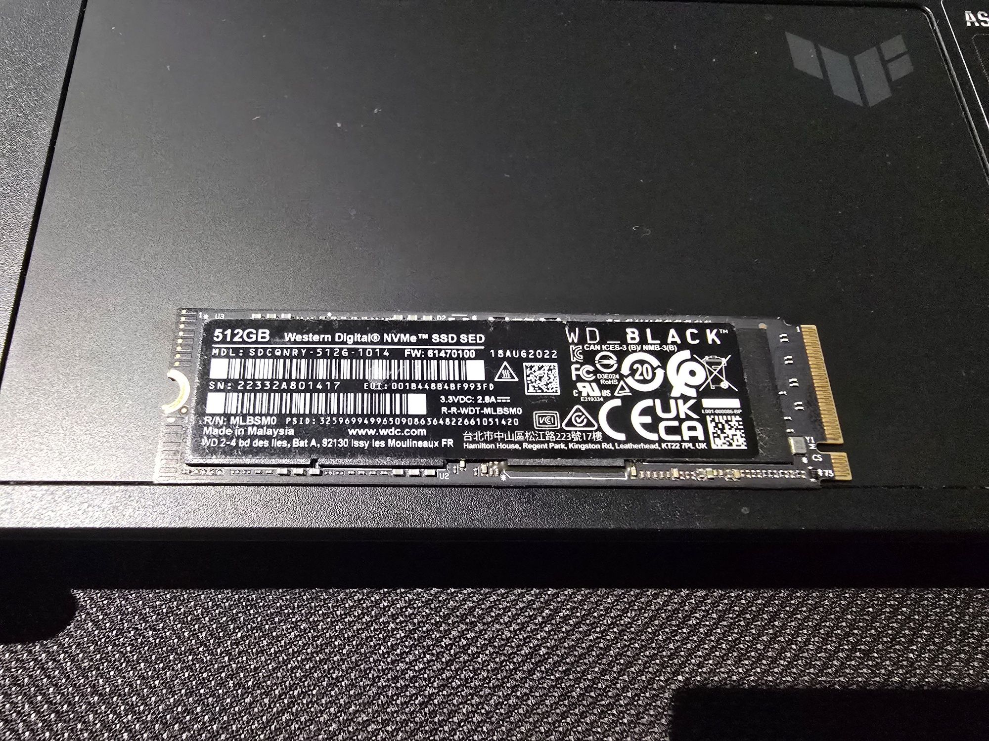 SSD NVME 512GB 7000MT