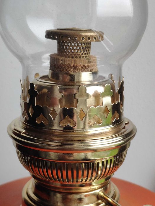 Stara francuska lampa naftowa n665