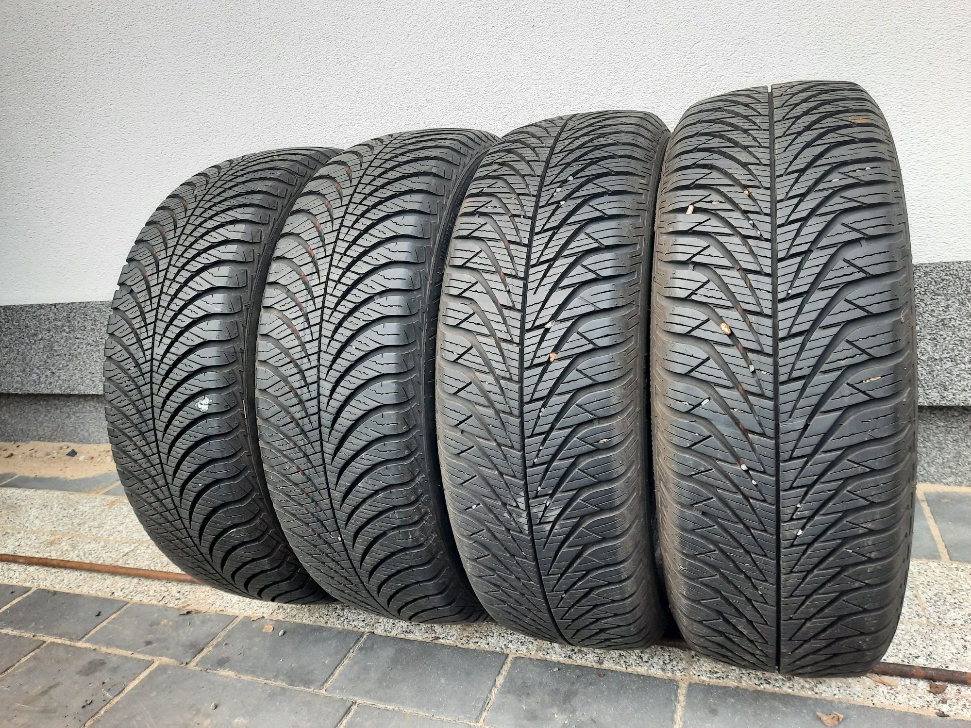 4 opony 185/65 R15 Goodyear Fulda 2020r 7.5mm