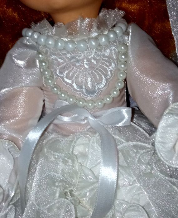 Кукла СССР.Невеста ..В свадебном платье. 60 см.